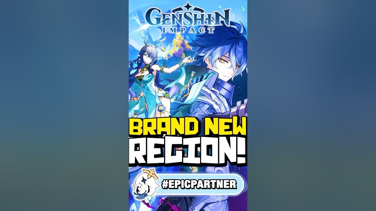 YouTube post by @VocalPineapple for Epic Games. Caption reads: The Most Important Chapter of Genshin Impact Yet....