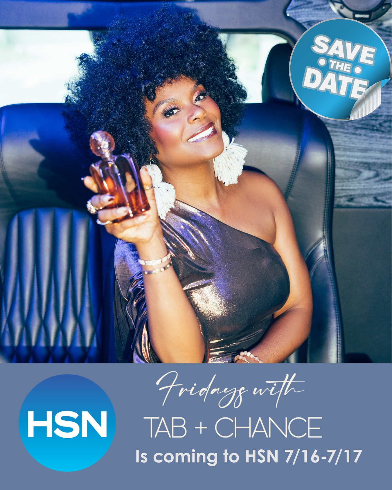 Instagram post by @iamtabithabrown for HSN. Caption reads: 🙌🏾🙌🏾OOHHH WEEE ANOTHER BLESSING 🙌🏾🙌🏾🙌🏾.....