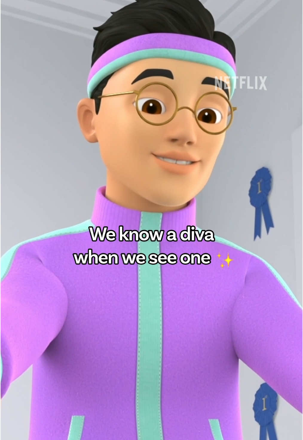 TikTok post by @cocomelon for Netflix Family. Caption reads: A true king 👑 #CoComelonLane is now playing on....