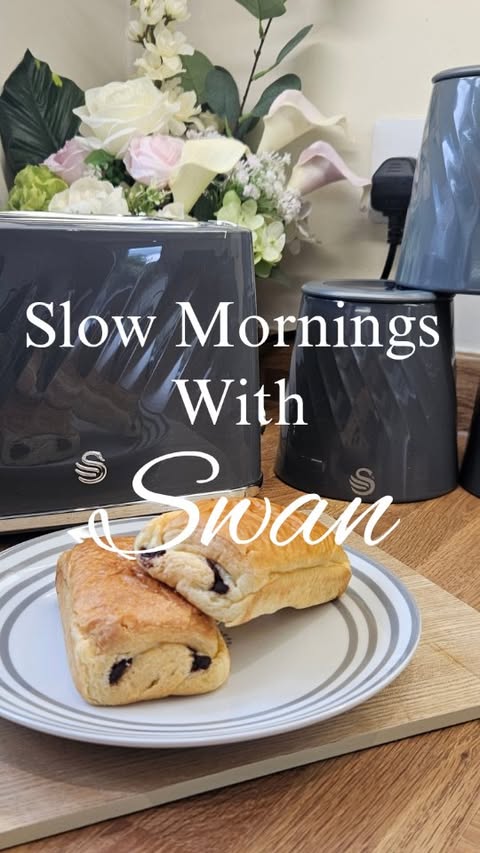 Instagram post by @simplysweethome__ for Swan Brand. Caption reads: [...] kitchen moments really do exist with....