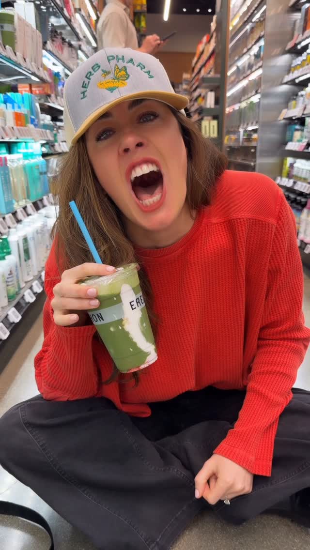 Instagram post by @manonmathews for Herb Pharm. Caption reads: Say it with us: ✨Herb Pharm Ashwagandha✨. Now you....