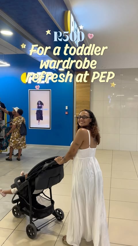 Instagram post by @anastasiahartogh_ for PEP. Caption reads: How far can R500 stretch for a toddler at PEP? 🛒....