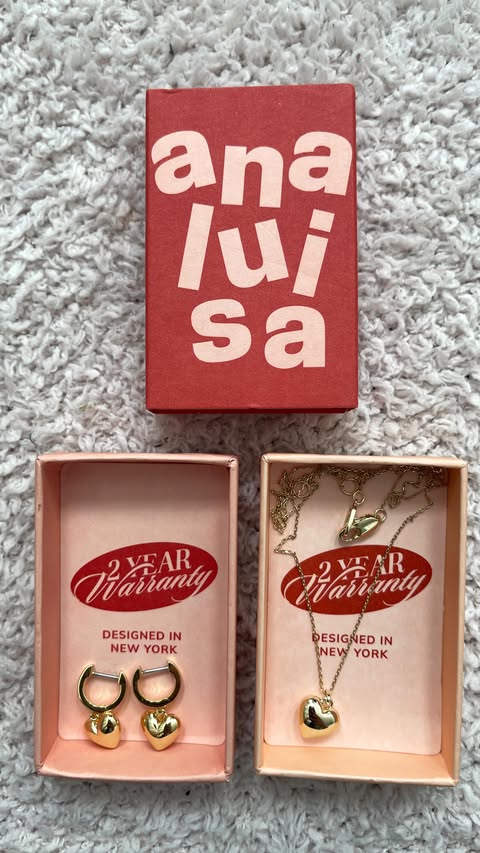 Instagram post by @allthingsbeautiful806 for ana luisa. Caption reads: I picked out these two pieces from @analuisany ,....