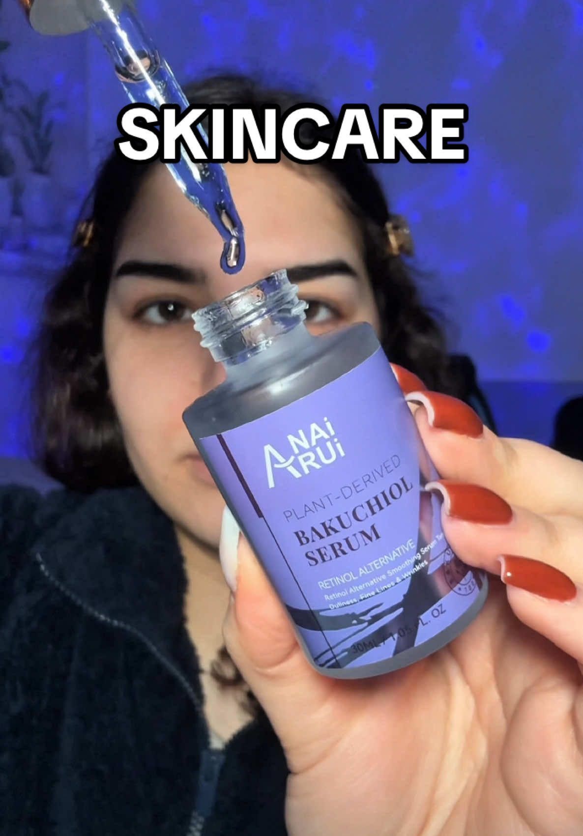 TikTok post by @asmrrat for ANAIRUI Skin Care. Caption reads: 🫧Rutina de ✨Skincare✨ “rat25” para -25%🧚‍♀️ L1nk....