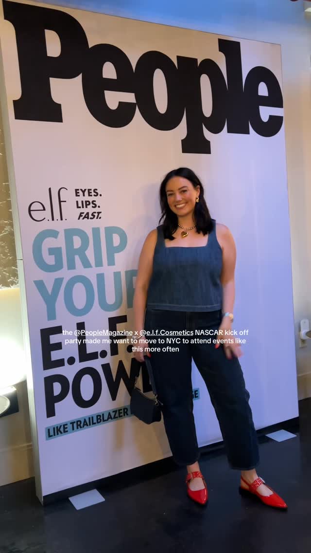 Instagram post by @trendynewyou_ for People Magazine. Caption reads: Had the BEST time a few nights ago at the @people....