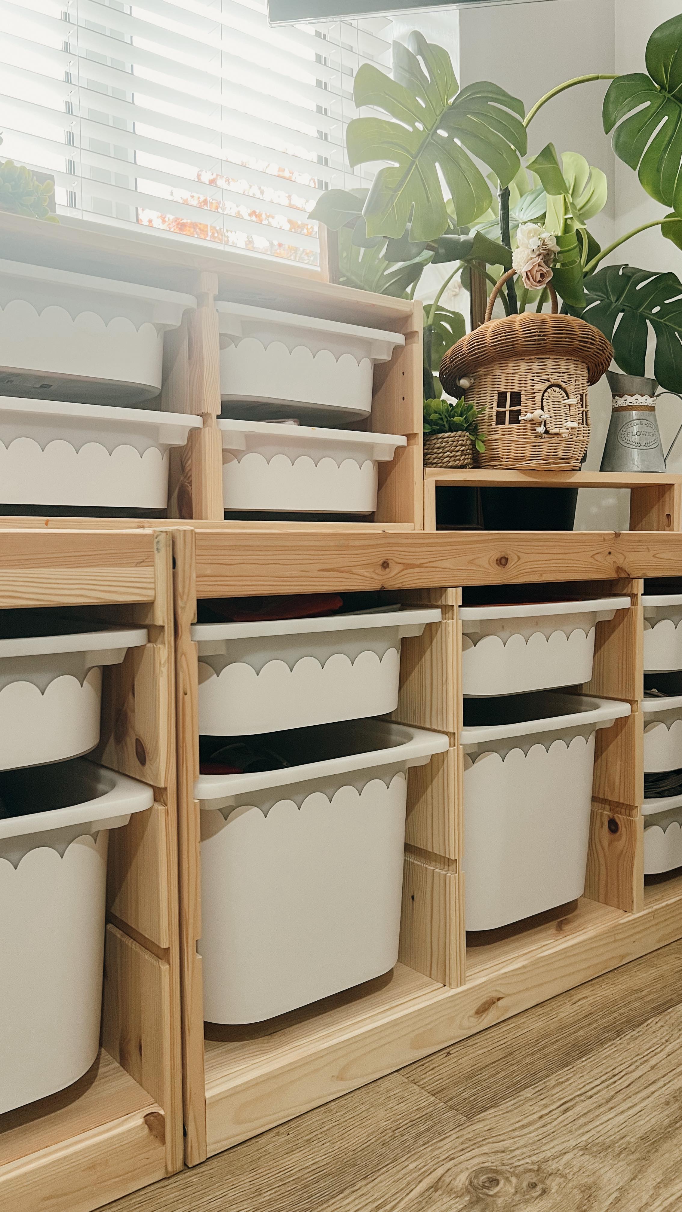 Instagram post by @thefisherwilliamsfamily for Nursery Stickers. Caption reads: @nurserystickers matching our room aesthetic and....