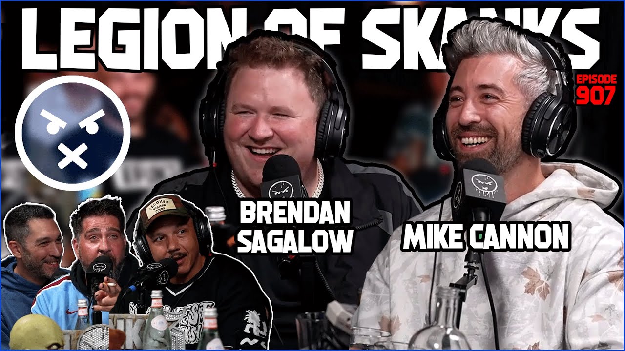 YouTube post by @LegionPodcast for hims. Caption reads: LOS w Mike Cannon & Brendan Sagalow - Spook Rock....