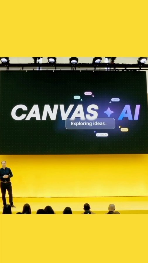 Instagram post by @galinie_codes for Miro. Caption reads: @mirohq just dropped Canvas 25 updates!! the....