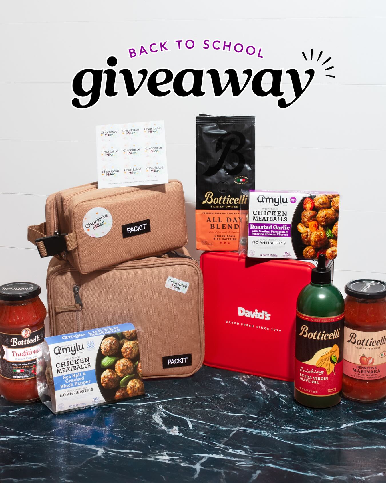 Instagram post by @davidscookies for Name Bubbles. Caption reads: [CLOSED] ✏️📚 Sharpen those pencils and pack those....