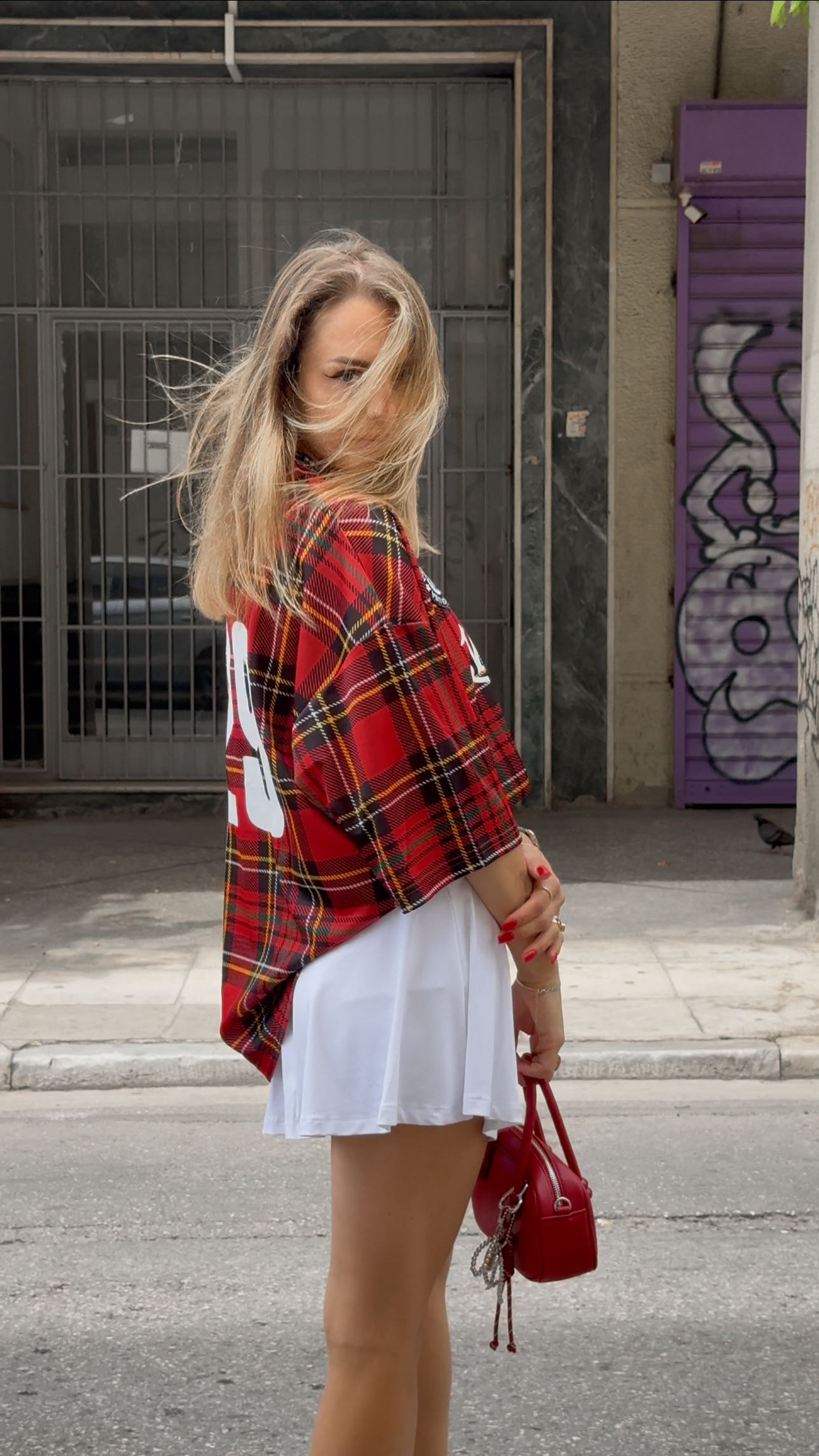 Instagram post by @kiszma for House Brand. Caption reads: Just that Von Dutch girl 🍒 

#housebrand #kiszma....