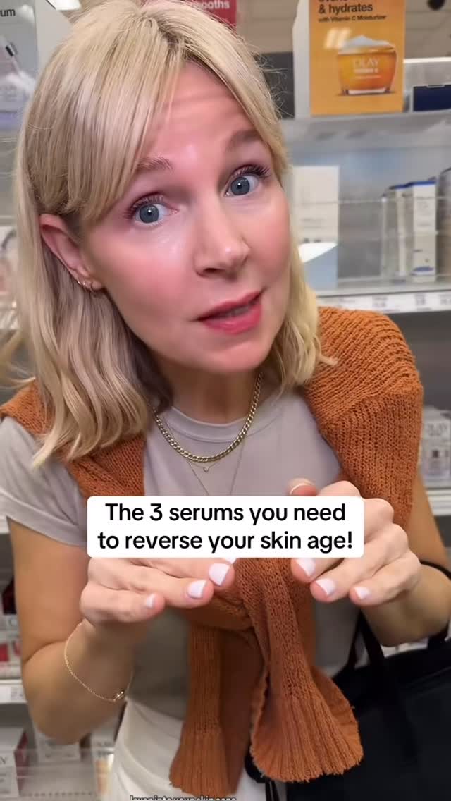 Instagram post by @mysistersskin for RoC Skincare. Caption reads: You are going to want to start using serums that....