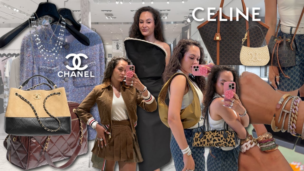 YouTube post by @CassieThorpe for Klarna. Caption reads: Luxury Shopping Vlog at a SPECIAL Boutique ft.....