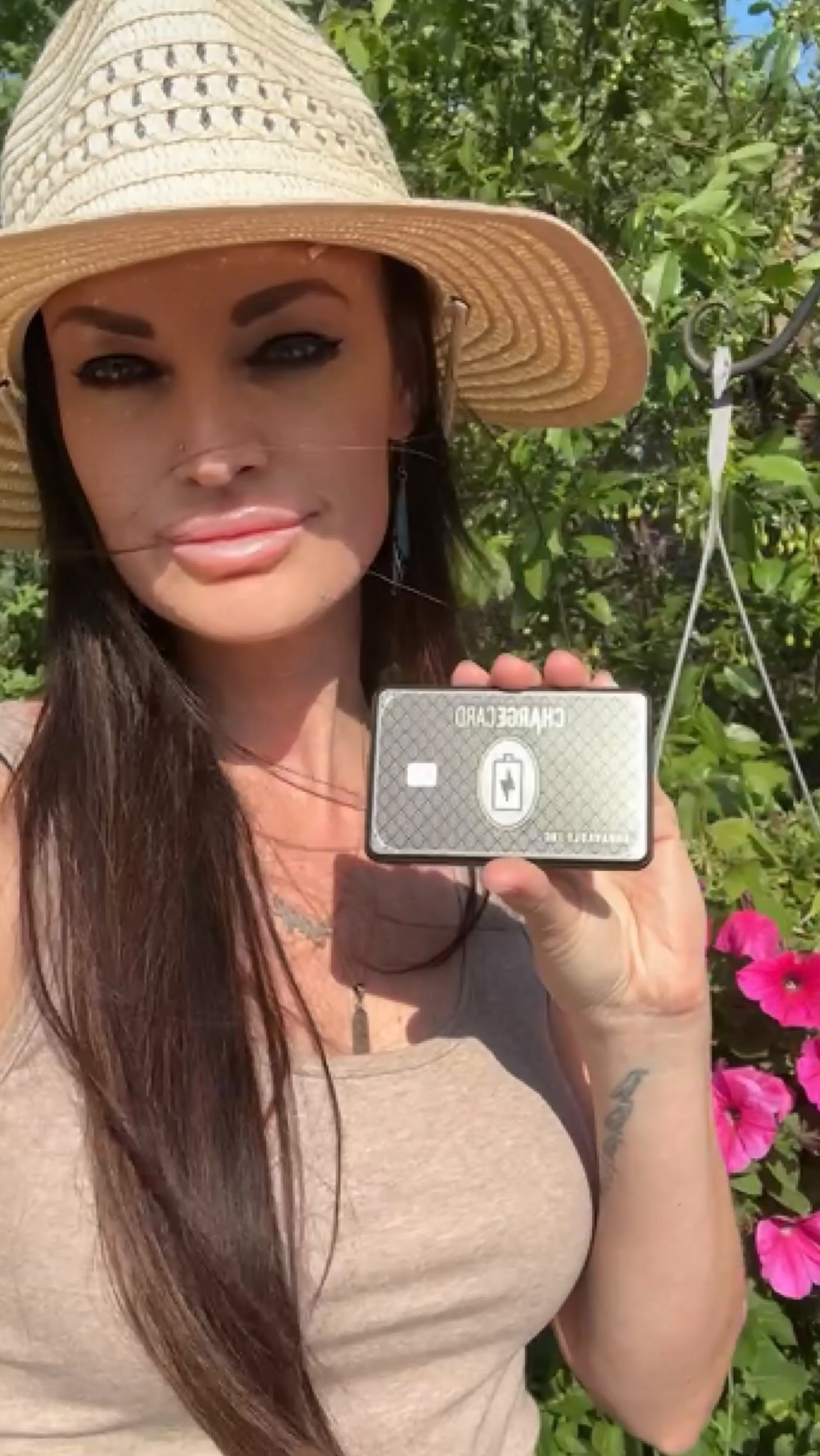 Instagram post by @amandajlavery for AquaVault. Caption reads: 🌿 Spent the day off-grid in nature no plugs, no....