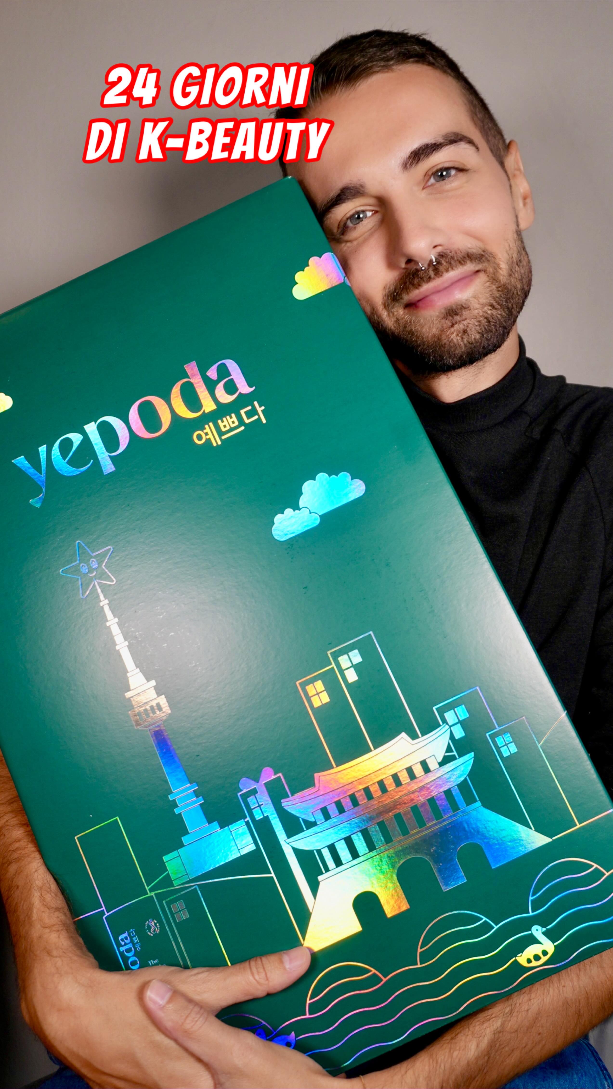 Instagram post by @cristianocervigni for Yepoda. Caption reads: [...] il calendario dell’avvento di @yepoda.it!!!....