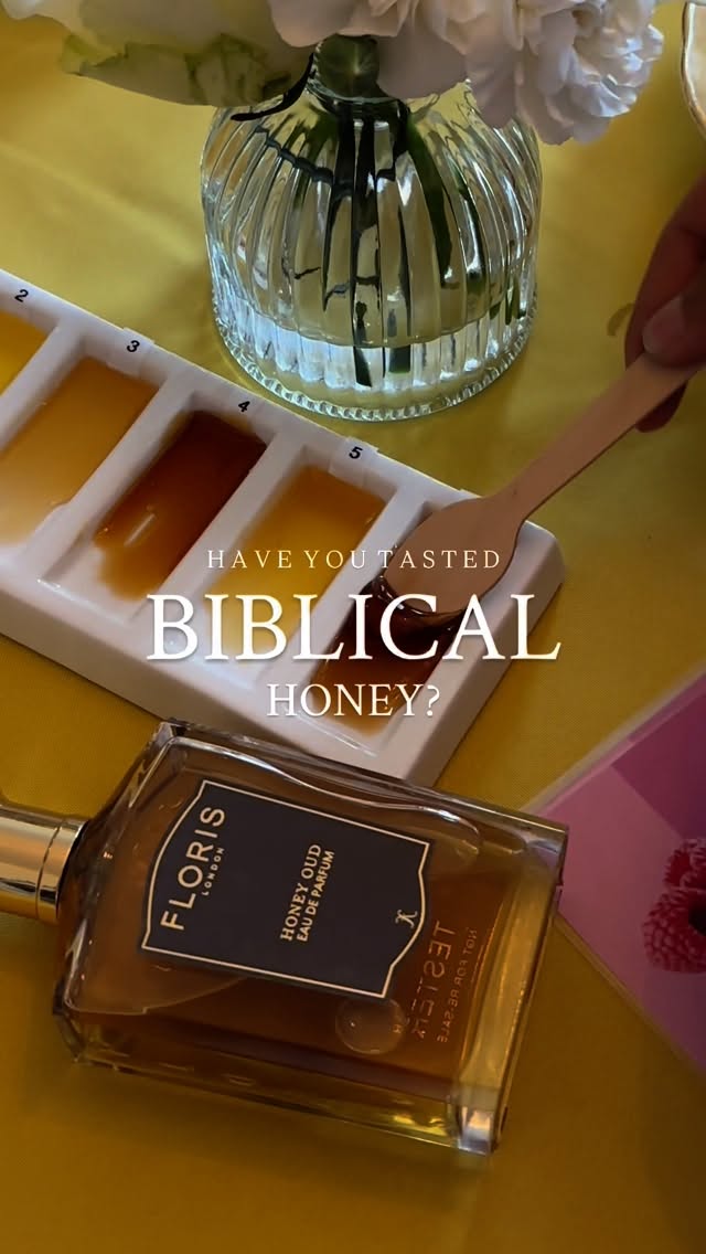 Instagram post by @perfumeconnoisseurz for Floris London. Caption reads: As someone who studied theology I LIVE for when....