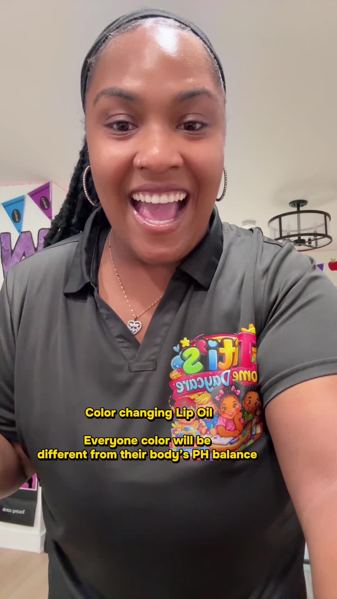 TikTok post by @alexishoward78 for BossUp Cosmetics. Caption reads: @BossUp Cosmetics I love it so much!!! #lipgloss....