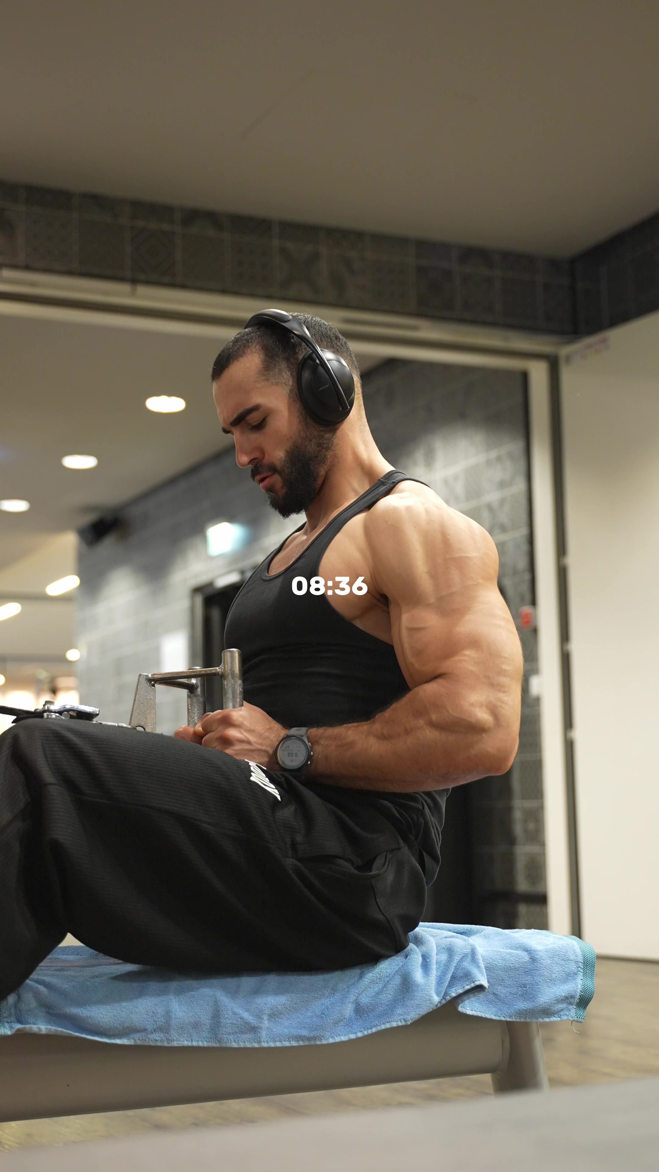 TikTok post by @fatihbicioglu for Neosupps. Caption reads: Day in Life, Road to Ironman | Code FATIH bei....