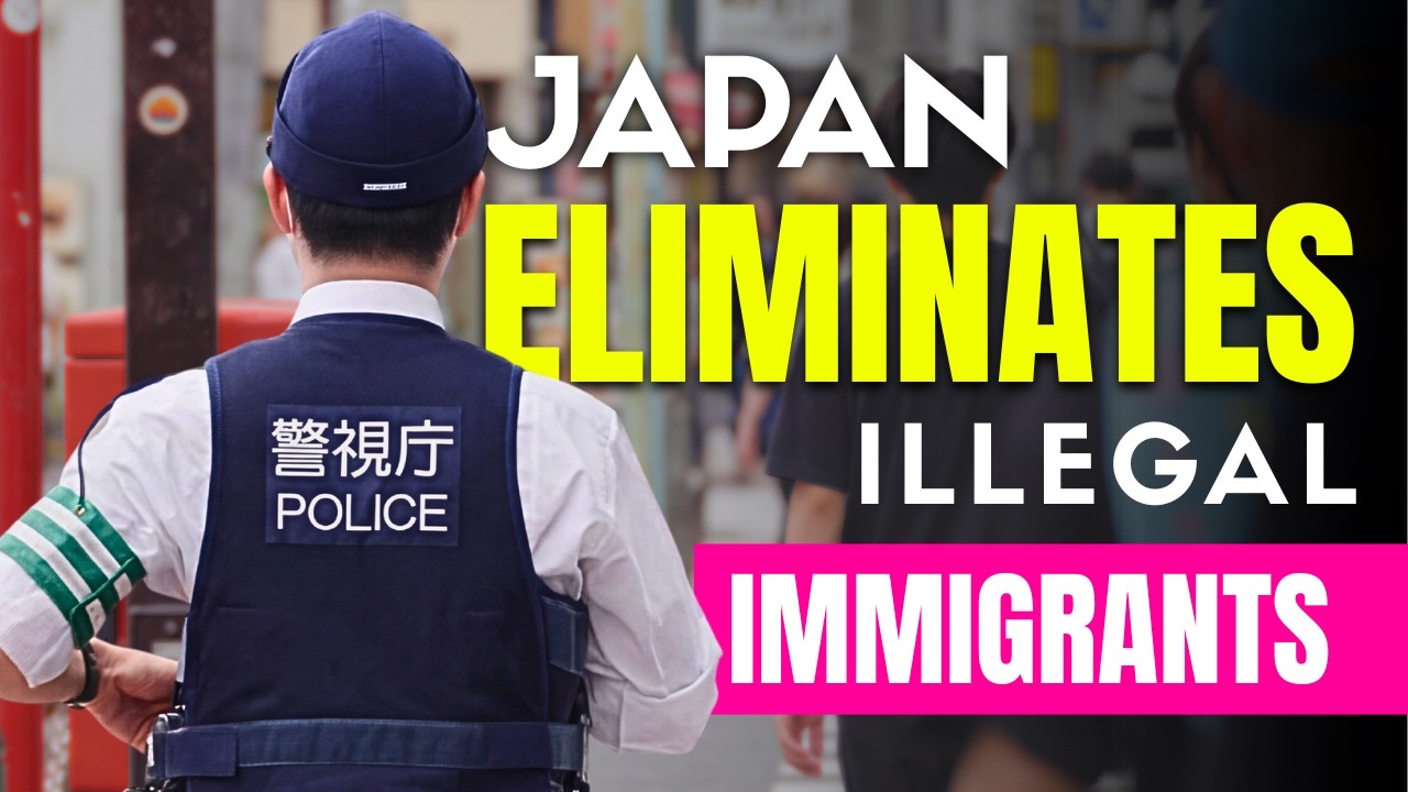 YouTube post by @PaolofromTOKYO for Sakura The Club. Caption reads: Japan Eliminates Illegal Immigrants.