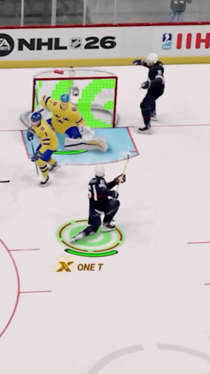 Instagram post by @thenasher61 for EA SPORTS NHL. Caption reads: A LEGEND WAS BORN… @easportsnhl #NHL26 #ad.