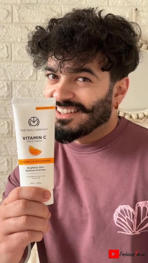 Instagram post by @tarun_nagpal_ for The Man Company. Caption reads: Your face wash might be the reason your skin looks....