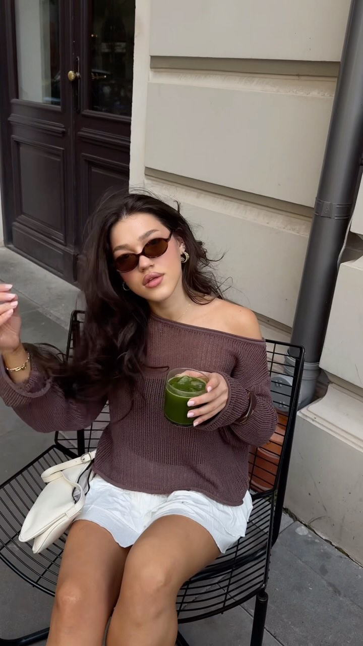 Instagram post by @inkasobczak for House Brand. Caption reads: just a walk, a matcha and me being my own date....