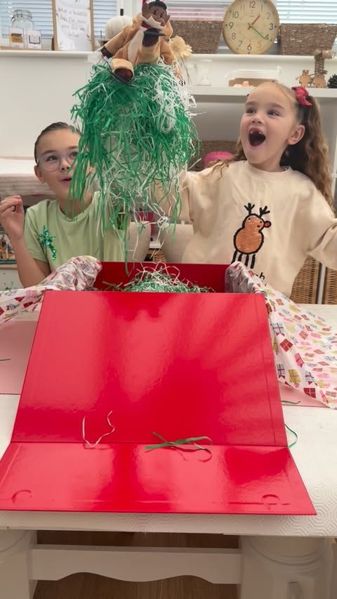 Instagram post by @happyhandswith_hallie for Baker Ross. Caption reads: Bonnie was meant to do the talking and Hallie....