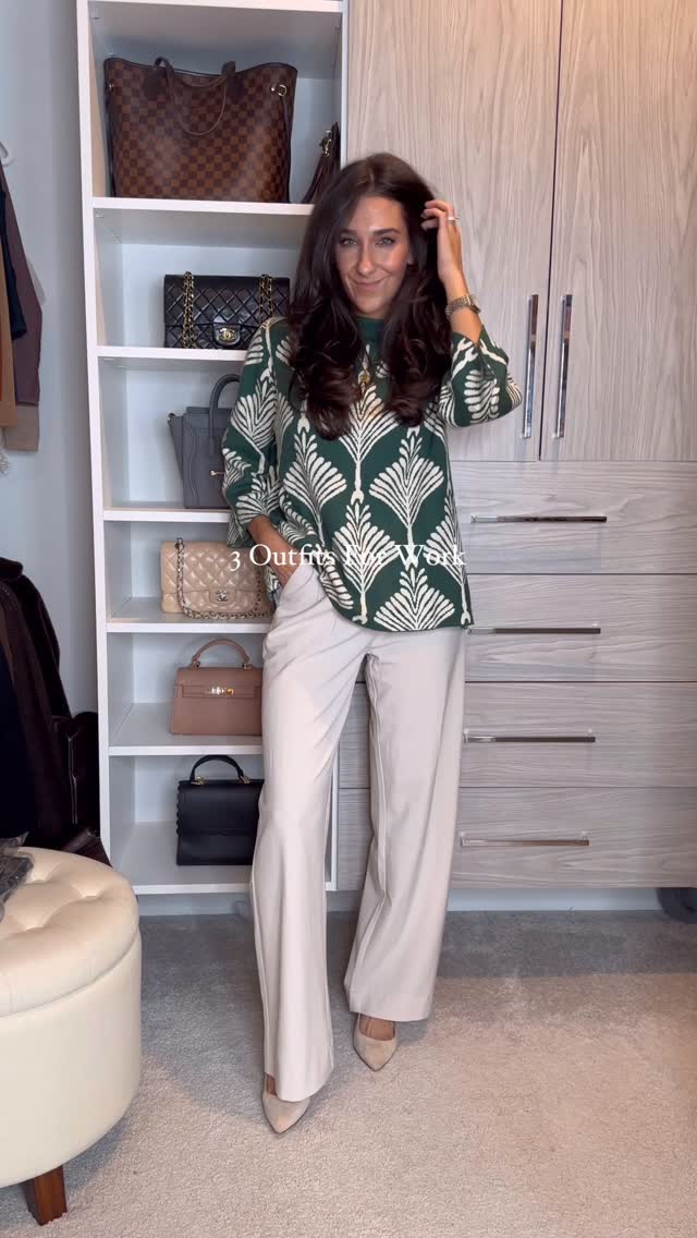 Instagram post by @celinekaye for The Willow Tree. Caption reads: CHIC business casual tops from @shopwillowtree....