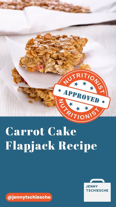 Instagram post by @jennytschiesche for Instant Pot. Caption reads: Recipe - Carrot Cake Flapjacks (Air Fryer) This is....