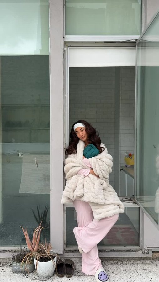 Instagram post by @iamsooyounlee for Biossance. Caption reads: Keeping my routine simple, hydrating, and....