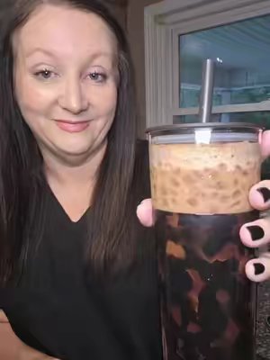 TikTok post by @bamabrandy98 for Reduce. Caption reads: [...] #coffeecup #tiktokshopstockup @Reduce.