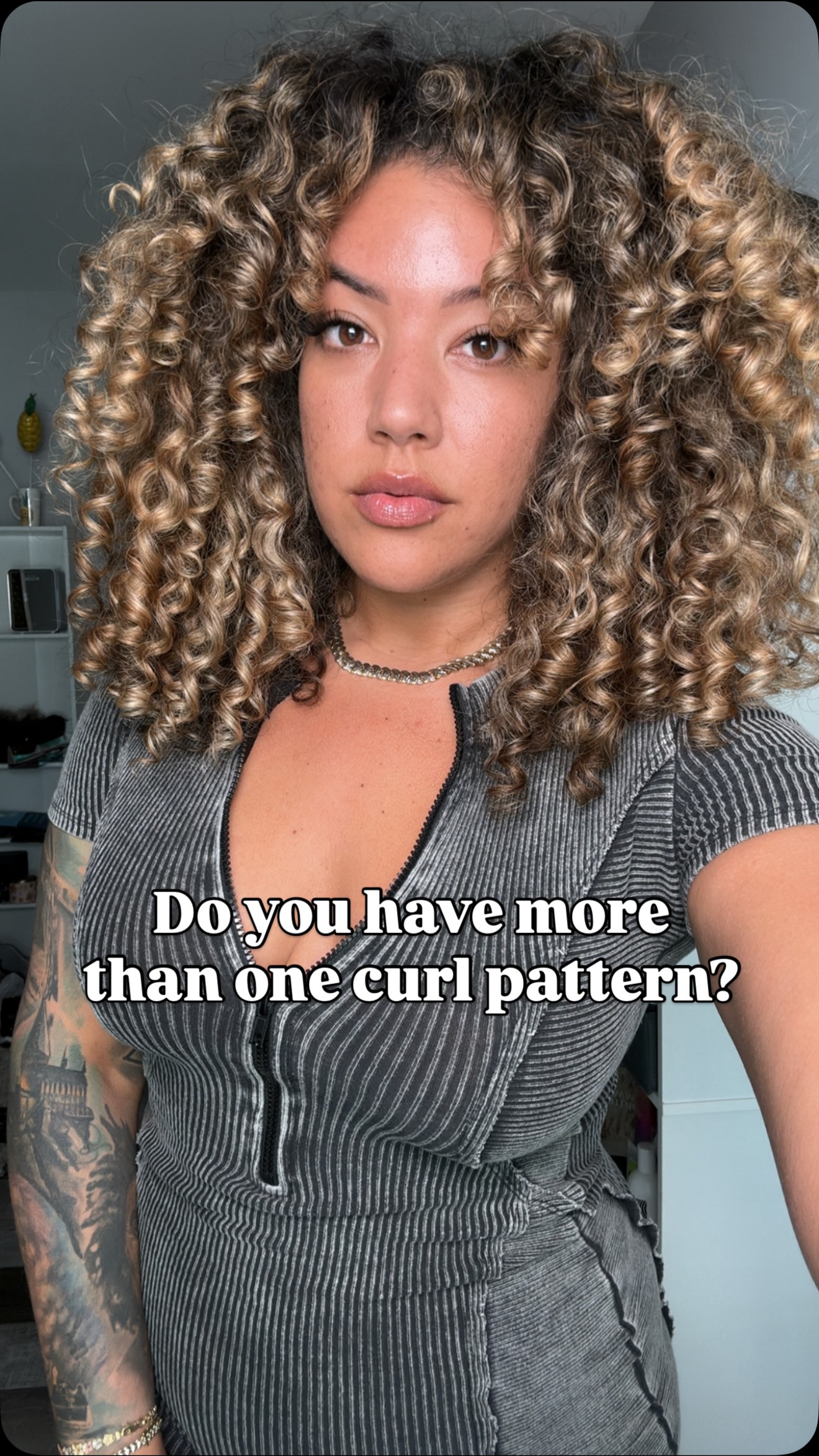 Instagram post by @hif3licia for Color Wow Hair. Caption reads: Do you feel like you have two completely different....