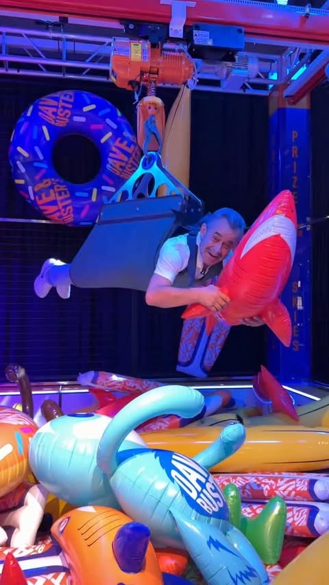 Instagram post by @santea__ for Dave & Buster's. Caption reads: [...] know where to go @daveandbusters....