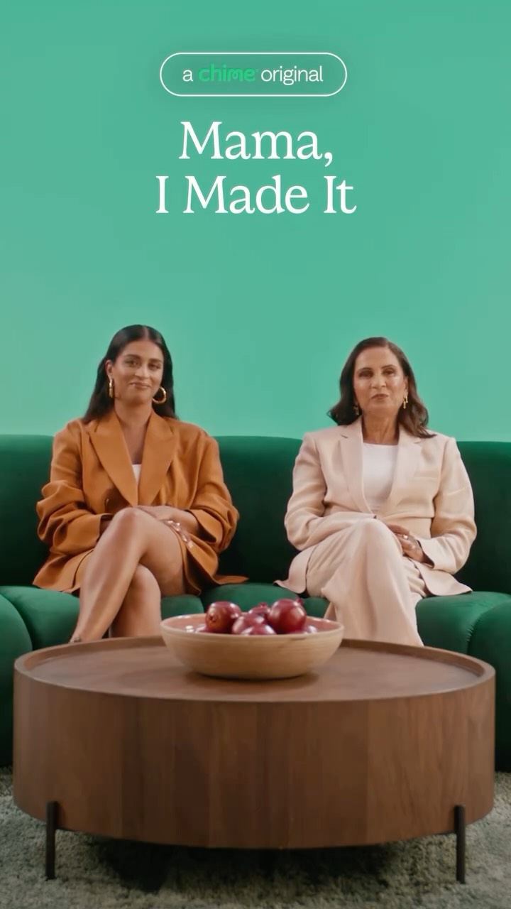 Instagram post by @lilly for Chime. Caption reads: My mom may not have a million followers but let’s....