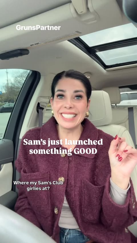 Instagram post by @charlotteshappyhome for Grüns. Caption reads: [...] are finally at select Sam’s Clubs!
Grüns....