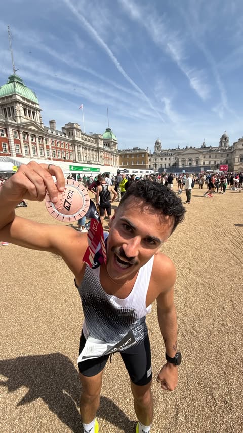 Instagram post by @dylanspry for CLIF BAR. Caption reads: A race I’ll never forget! (ad) I had soooo much....