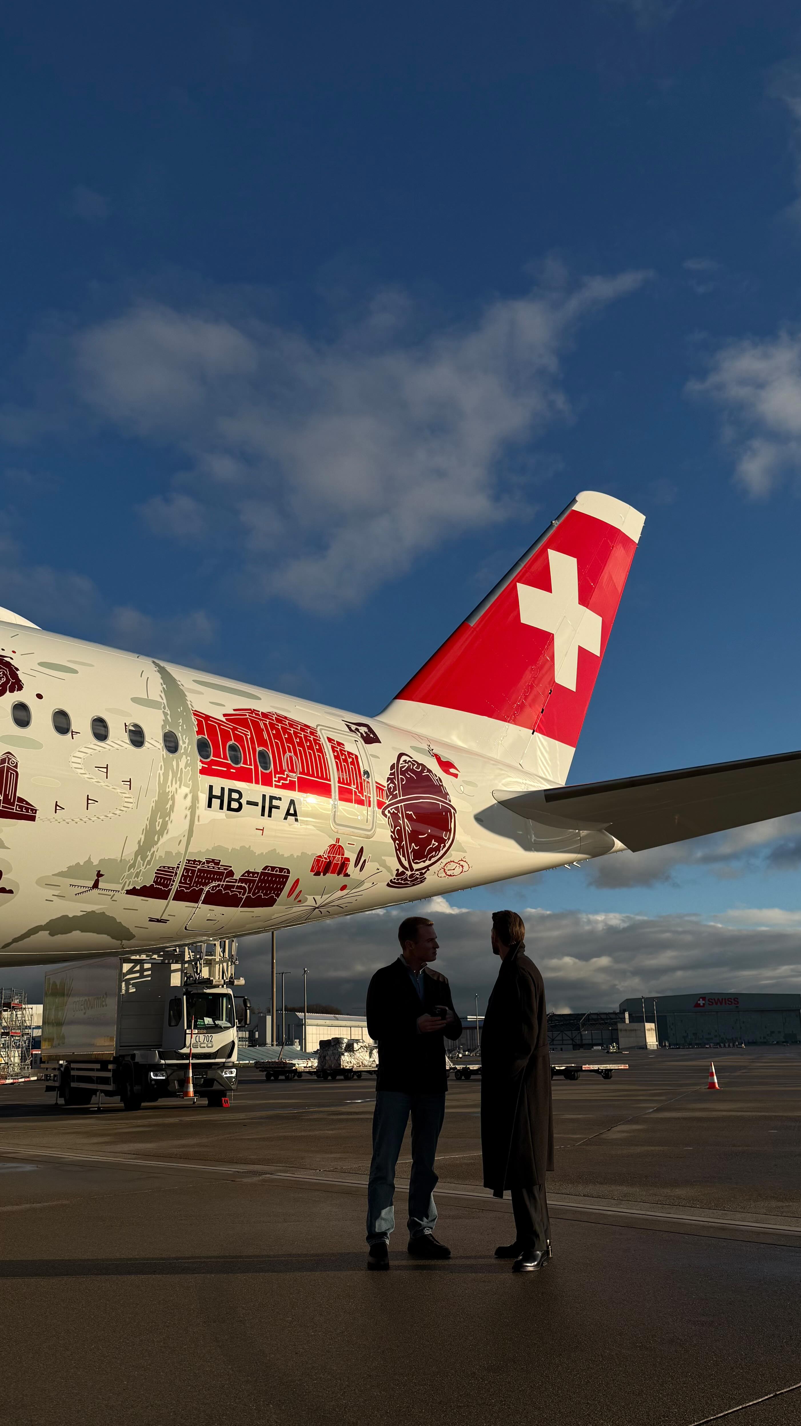 Instagram post by @cvlager for BREITLING. Caption reads: [...] celebrating the launch of the new @breitling....