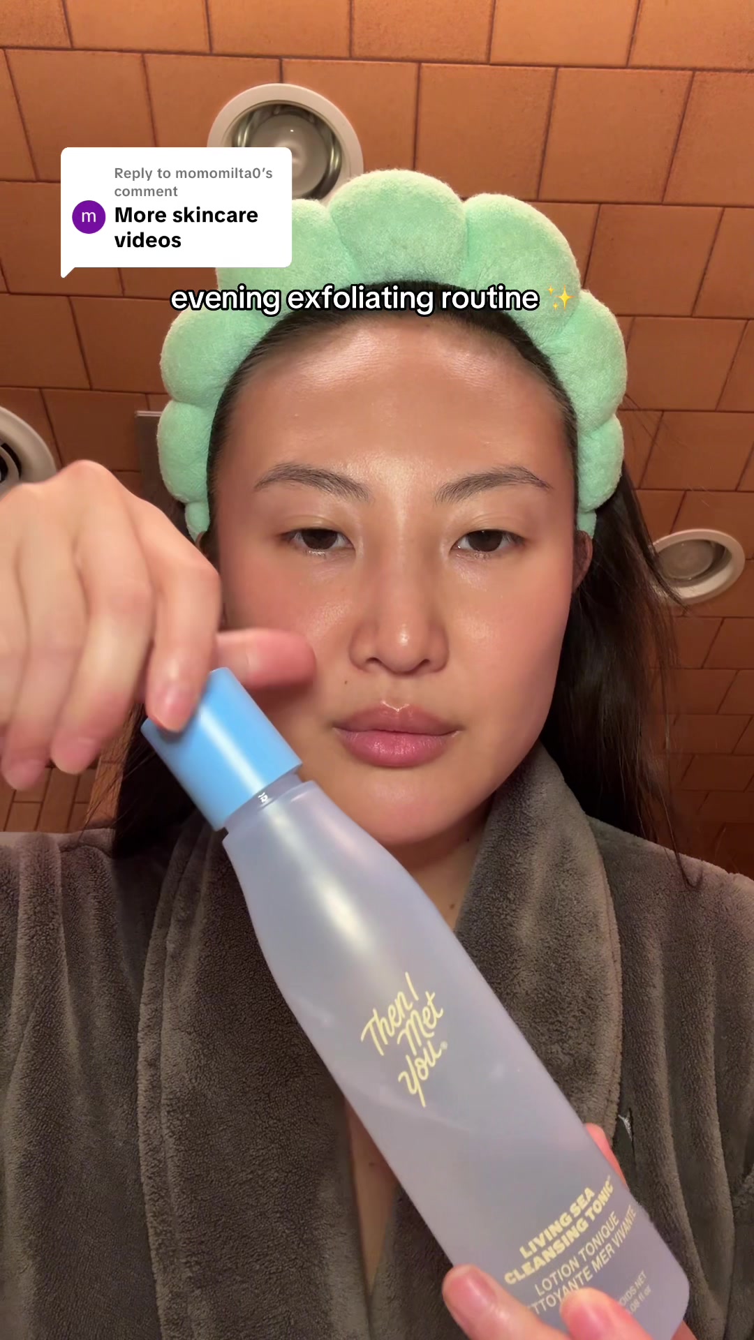 TikTok post by @sunny.tsao for Summer Fridays. Caption reads: Replying to @momomilta0 using one of my new....