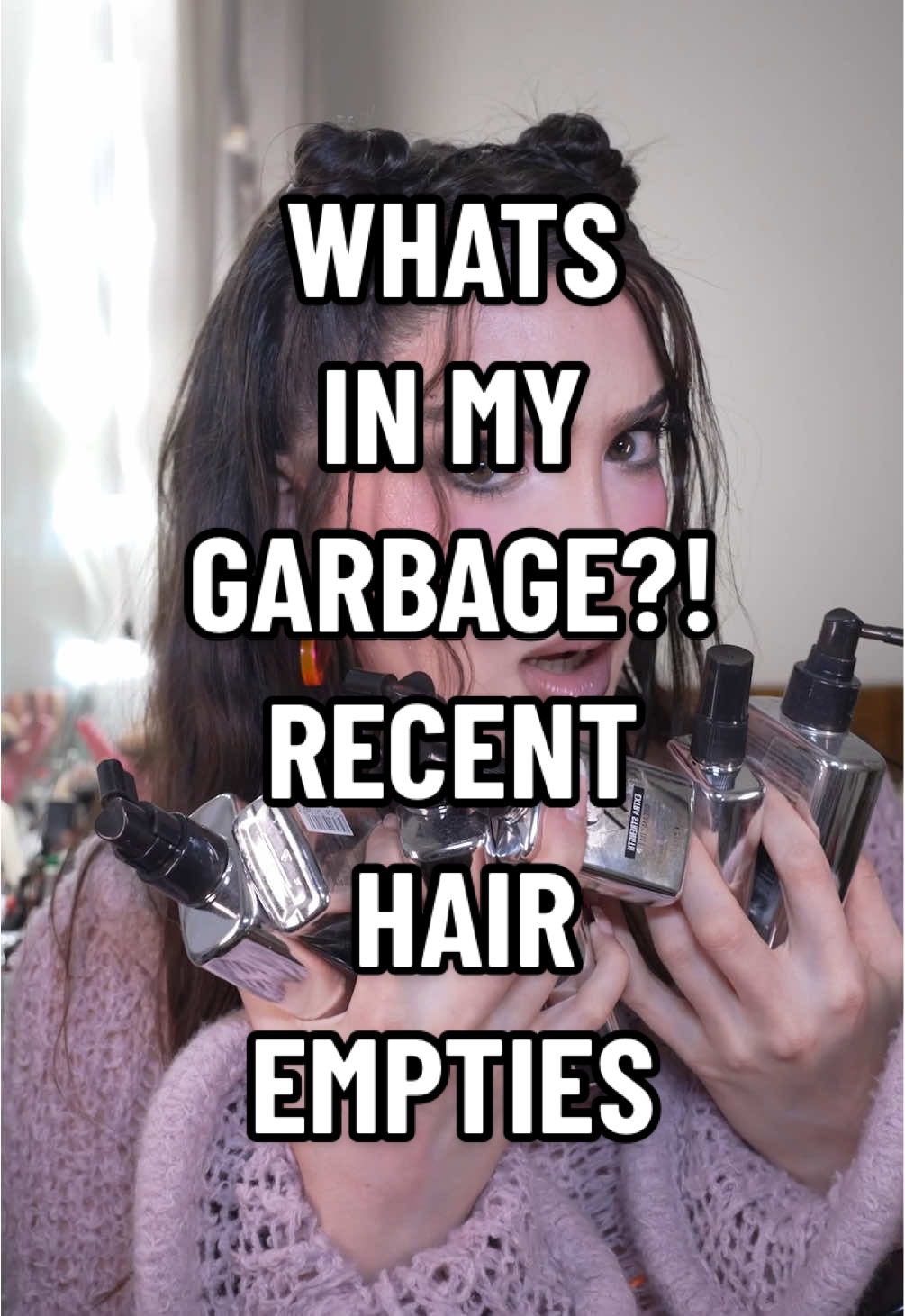 TikTok post by @neoitgirl for JVN Hair. Caption reads: Love talking trash w ü 💞#hairproducts....