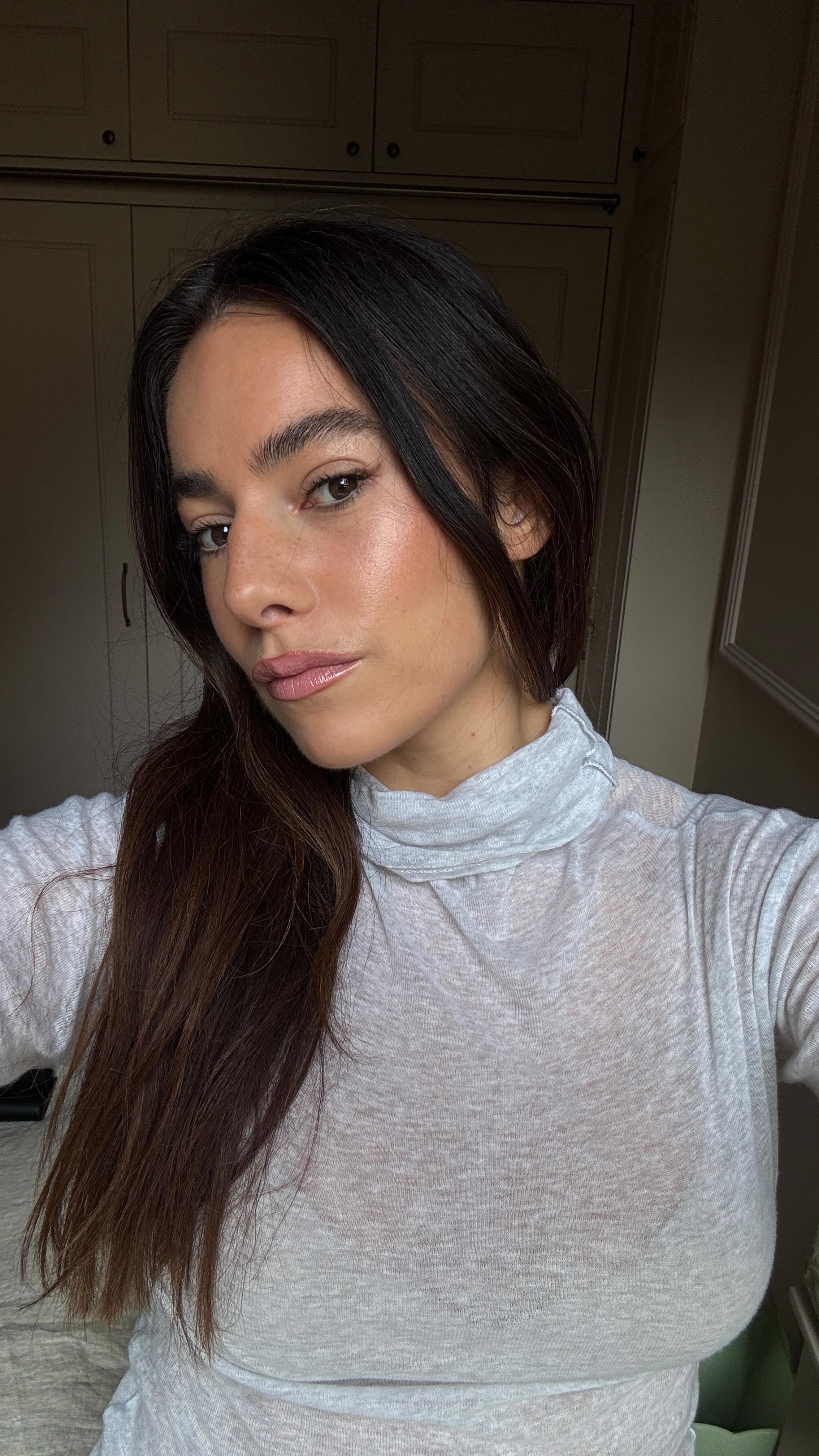 Instagram post by @emzchampion for Klorane. Caption reads: From the beginning of my (successful) skin journey....