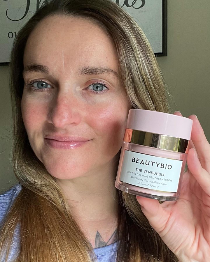 Instagram post by @quartzlotus for BeautyBio. Caption reads: #beautybiopartner ✨gifted✨ 🫧The Zenbubble🫧 I....