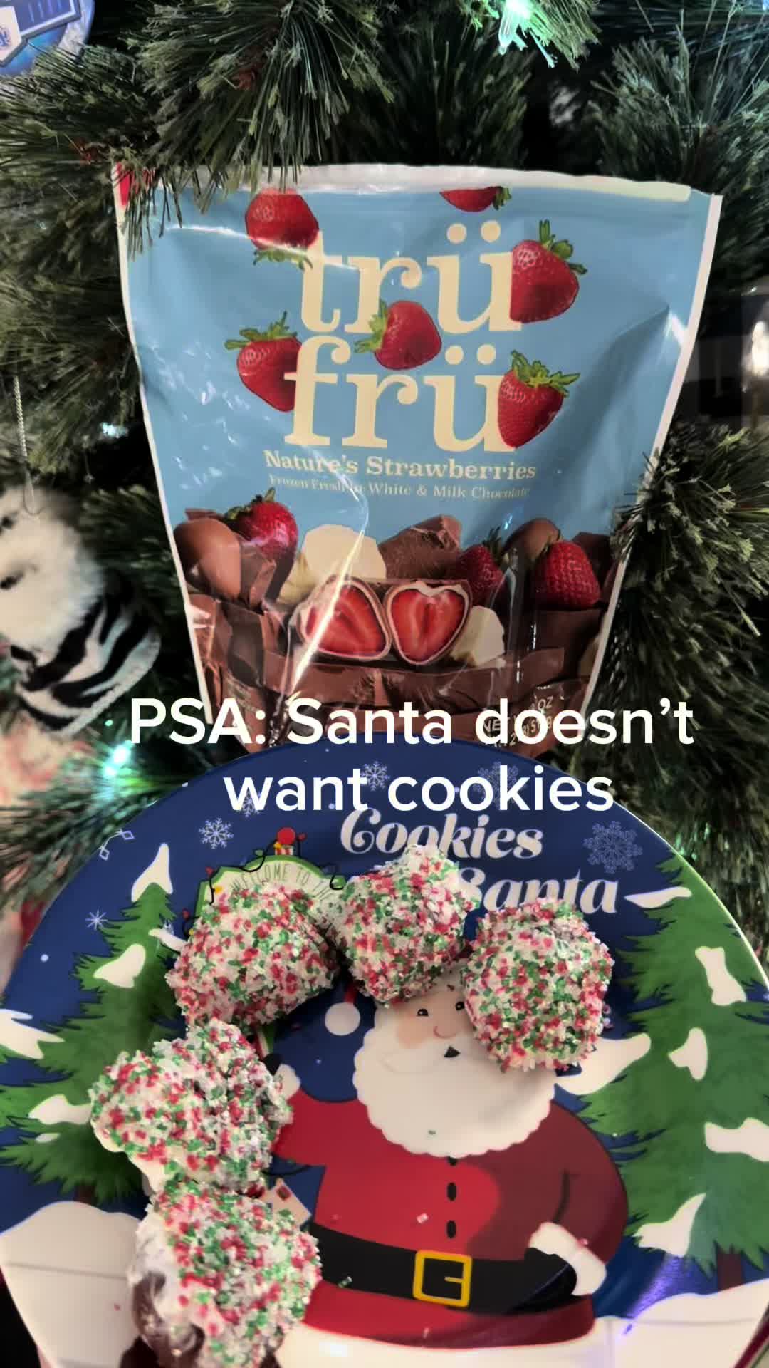 TikTok post by @n_marie92 for Tru Fru. Caption reads: [...] #snacktok #healthydessert #trufru.