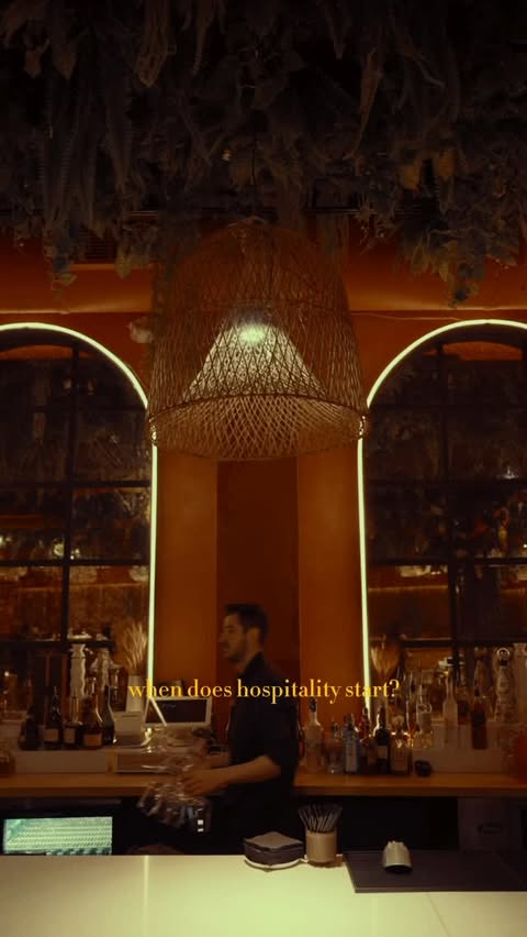 Instagram post by @dangunam for Toronto Life. Caption reads: When does hospitality start?

It begins long....