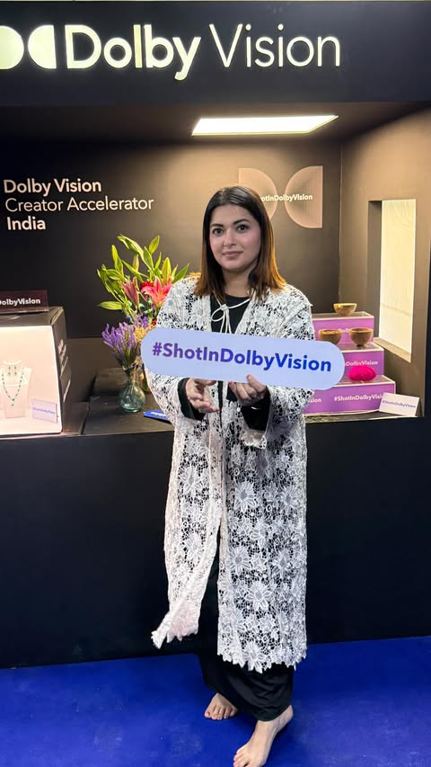 Instagram post by @zainabkhanam015 for Dolby. Caption reads: [...] Detail — just the way it’s meant to be.....
