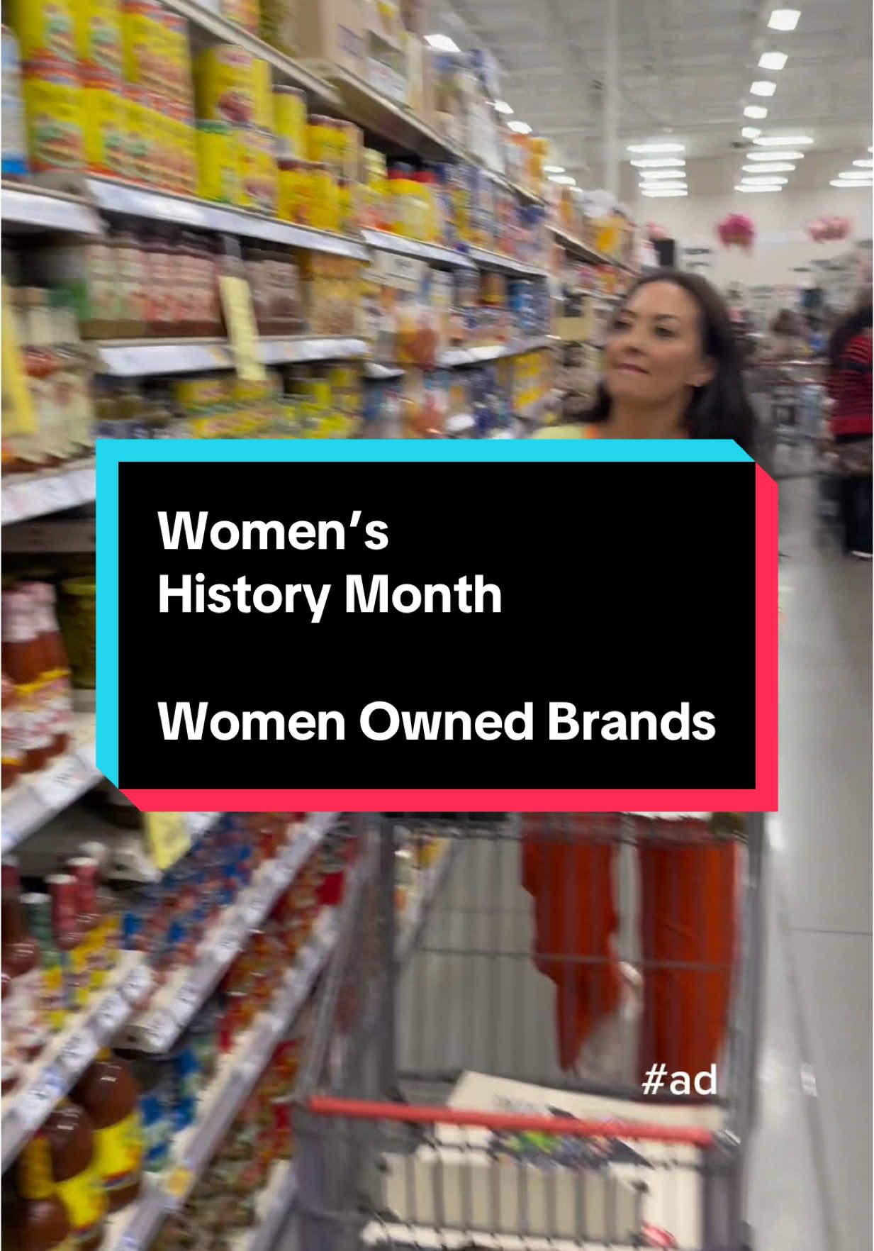 TikTok post by @wheelsinaustin_ for I Love Chamoy. Caption reads: #ad/March is Women’s History Month! I’m excited to....