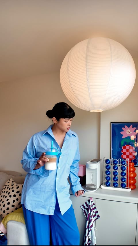 Instagram post by @ricciyumang for Nespresso. Caption reads: [...] made simple. The NOLA Style Blend from....
