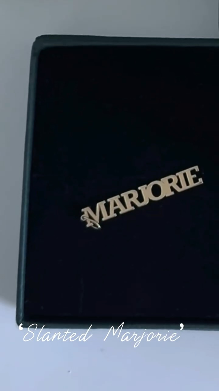 Instagram post by @marjorieguaracho for GelinDiamond. Caption reads: [...] slow days — always my favorite 💛....