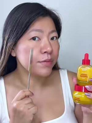 TikTok post by @askmims for EQQUALBERRY. Caption reads: [...] Duo now for brighter looking skin!....