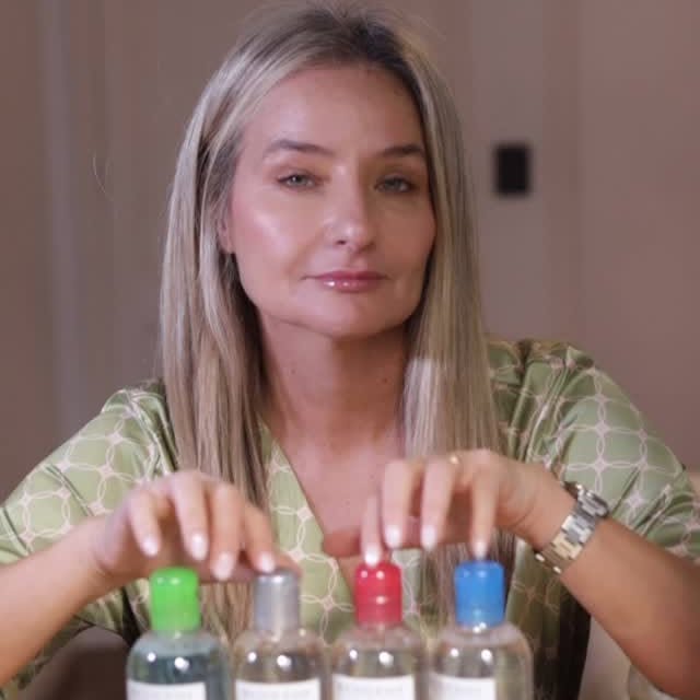 Instagram post by @evangelinaboleggi for BIODERMA. Caption reads: Que Agua Micelar de @biodermaarg es la que va para....
