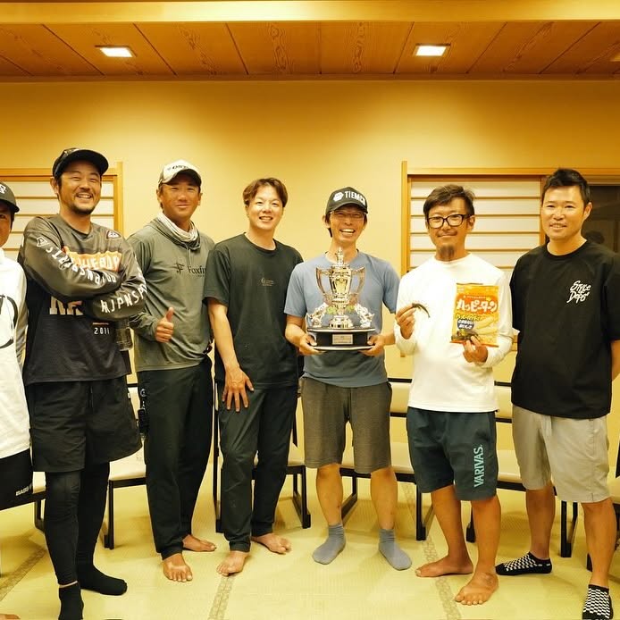 Instagram post by @d.aoki_bassfishing for Daiwa. Caption reads: のむシリカPresents 艇王GRAND CHAMPIONSHIP....