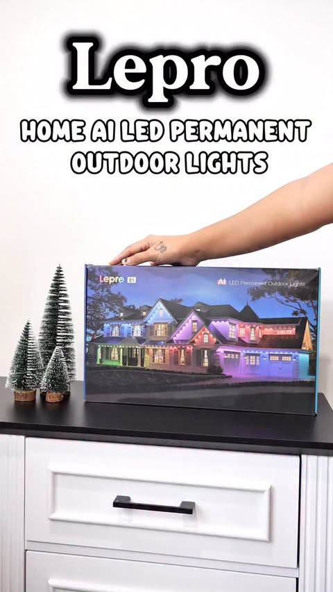 Instagram post by @ugc_asha for Lepro. Caption reads: [...] your home into a holiday showstopper ✨🏠....